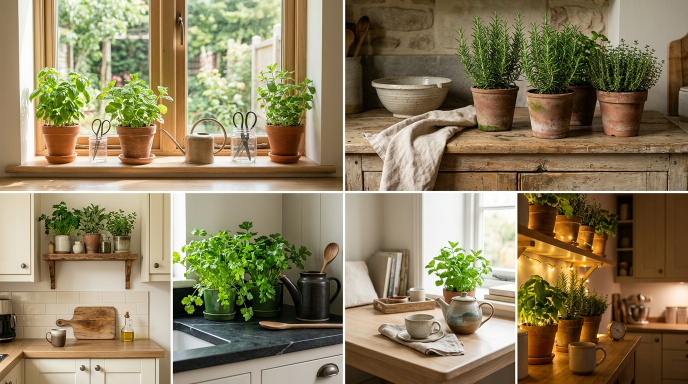 15 Jaw-Dropping Kitchen Decor With Herbs That Double As Fresh 