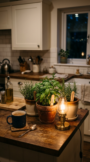 Kitchen Decor With Herbs11