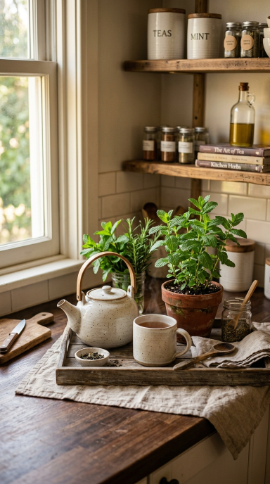 Kitchen Decor With Herbs13