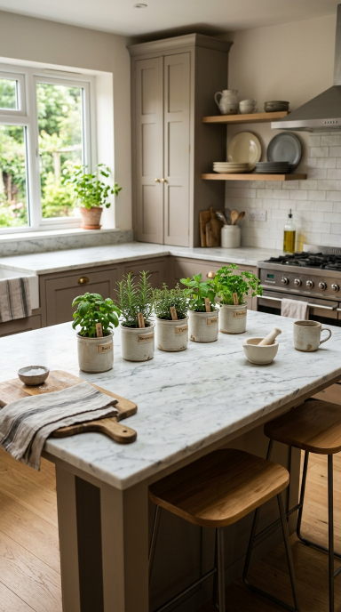 Kitchen Decor With Herbs14