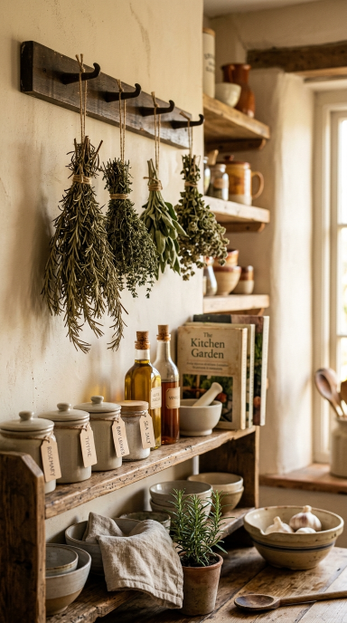 Kitchen Decor With Herbs2