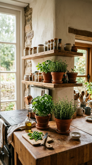 Kitchen Decor With Herbs5