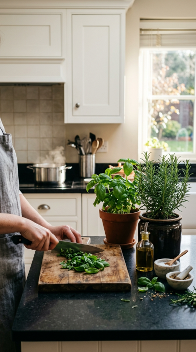 Kitchen Decor With Herbs7