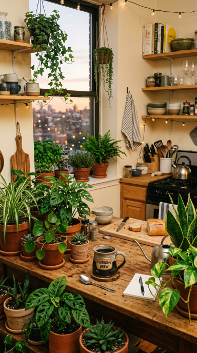 Kitchen Decor With Plants4