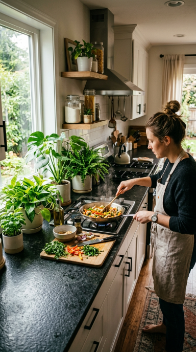 Kitchen Decor With Plants6