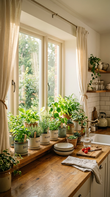 Kitchen Decor With Plants9