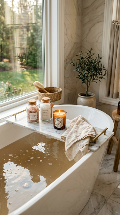 Luxe Bathroom Tray Decor1