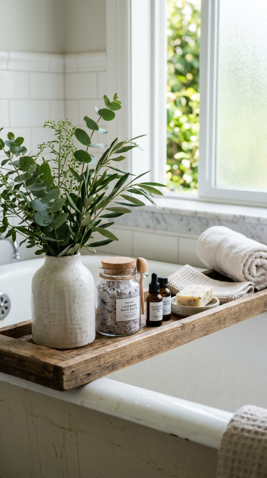 Luxe Bathroom Tray Decor10