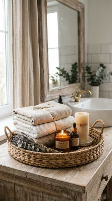 Luxe Bathroom Tray Decor14