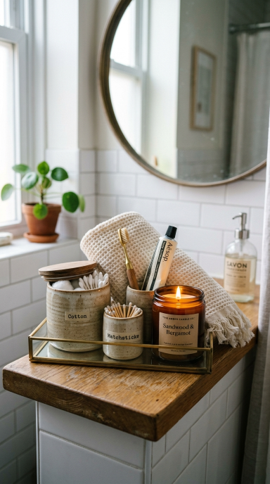 Luxe Bathroom Tray Decor6