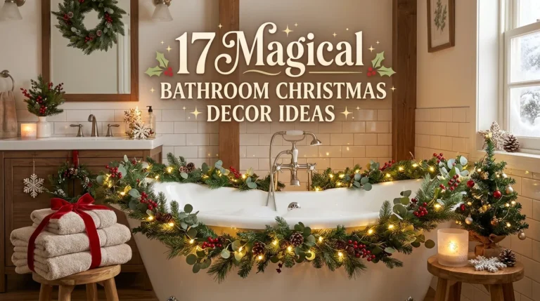 17 Magical Bathroom Christmas Decor Ideas That Spark Holiday Joy 
