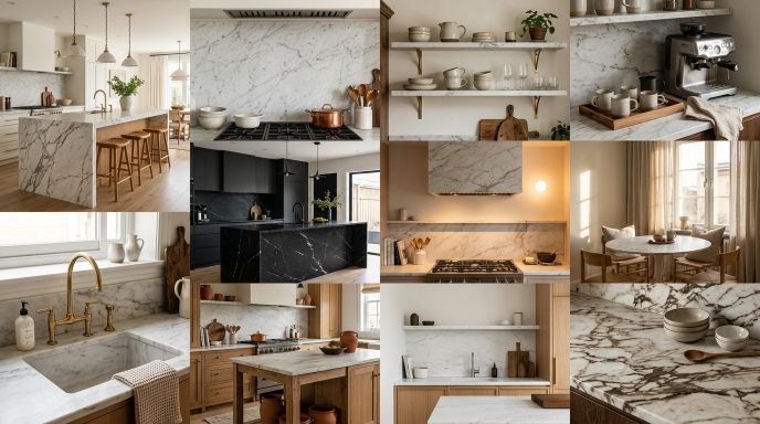 20 Incredible Marble Kitchen Accents That Elevate Elegance 