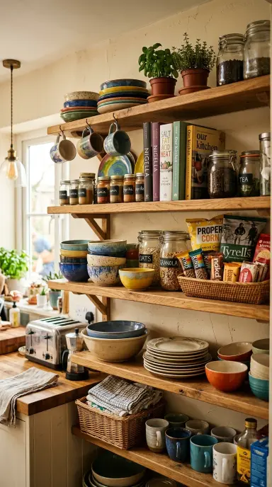 Shelving Kitchen Decor 13