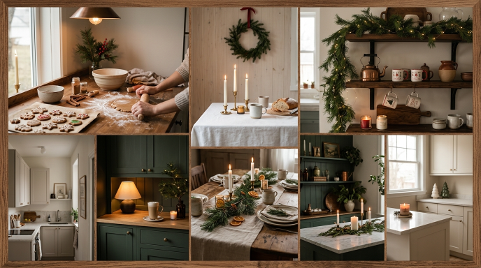 20 Wow-Worthy Holiday Kitchen Decor Ideas That Spark Festivity 
