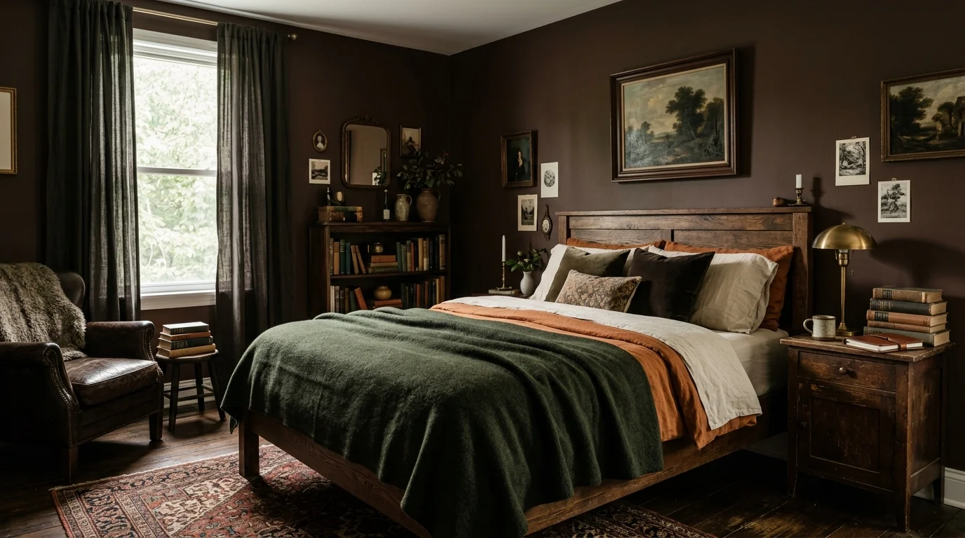 academia bedroom decor idea
